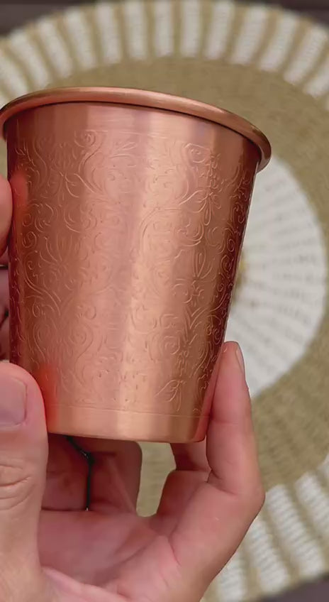 Copper glass