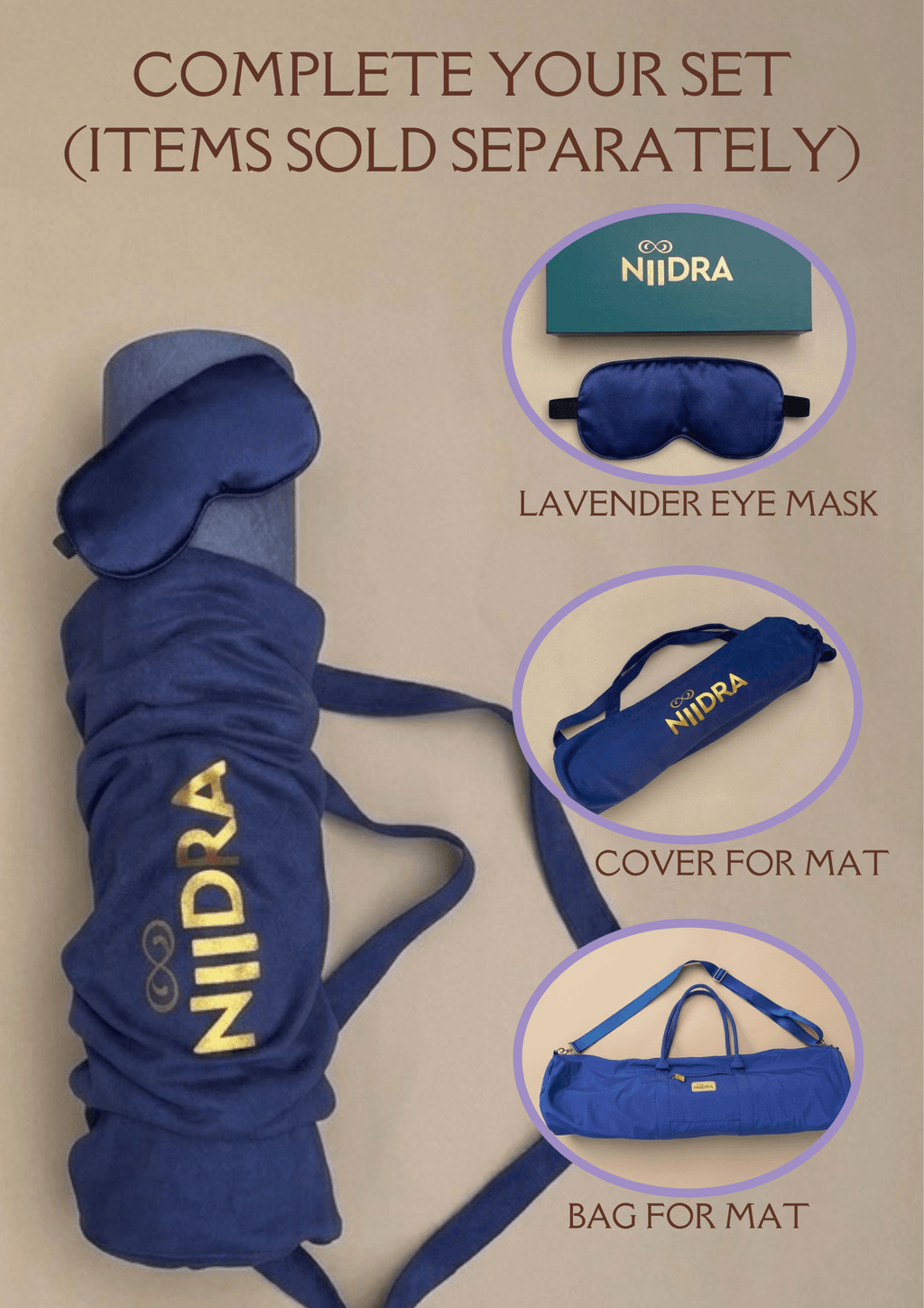Basic Dark blue yoga mat
