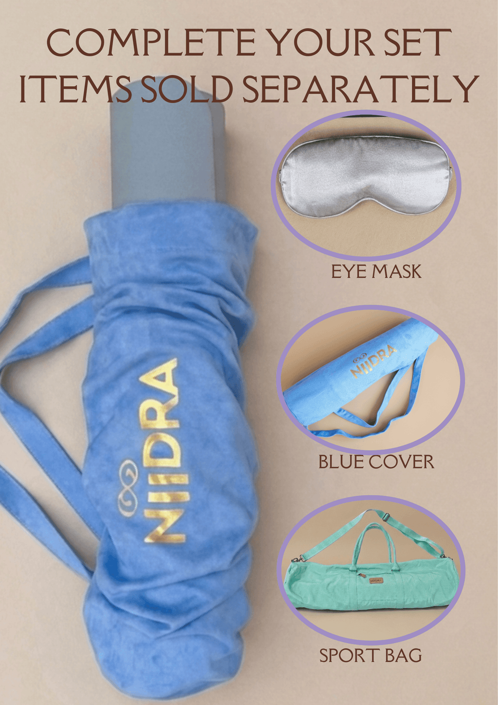 Basic Blue-grey yoga mat