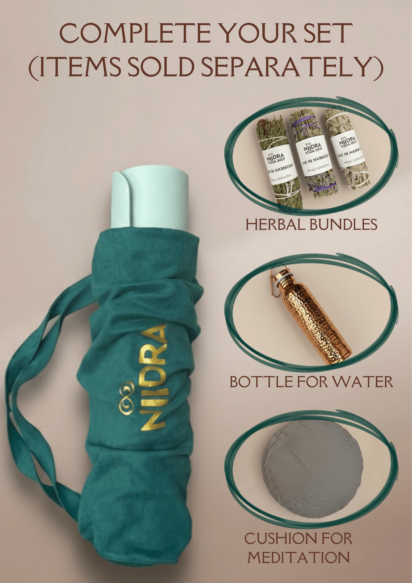 Basic mint yoga mat